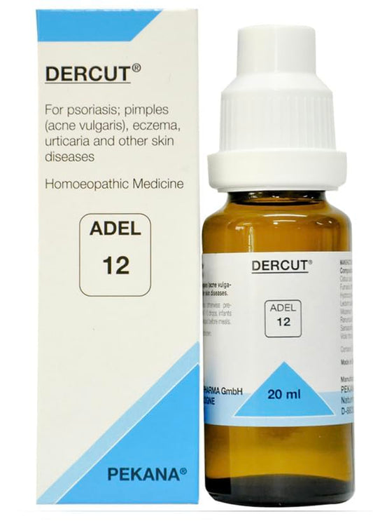Adel Homeopathy 12 Dercut Drops 20ml