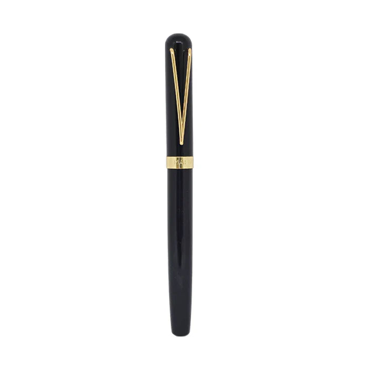 Royale Black & Gold Fountain Pen