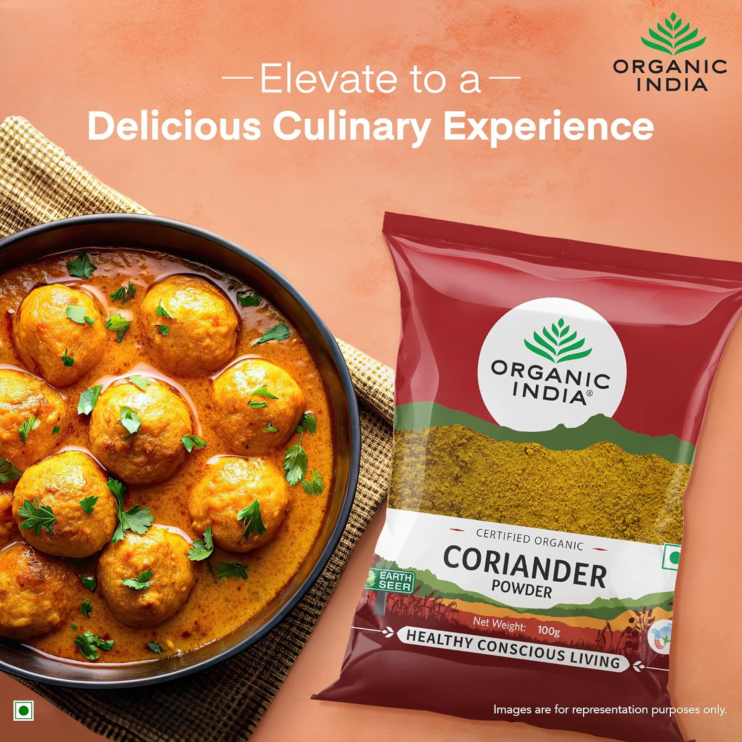 Organic India Coriander Powder - 100 gm