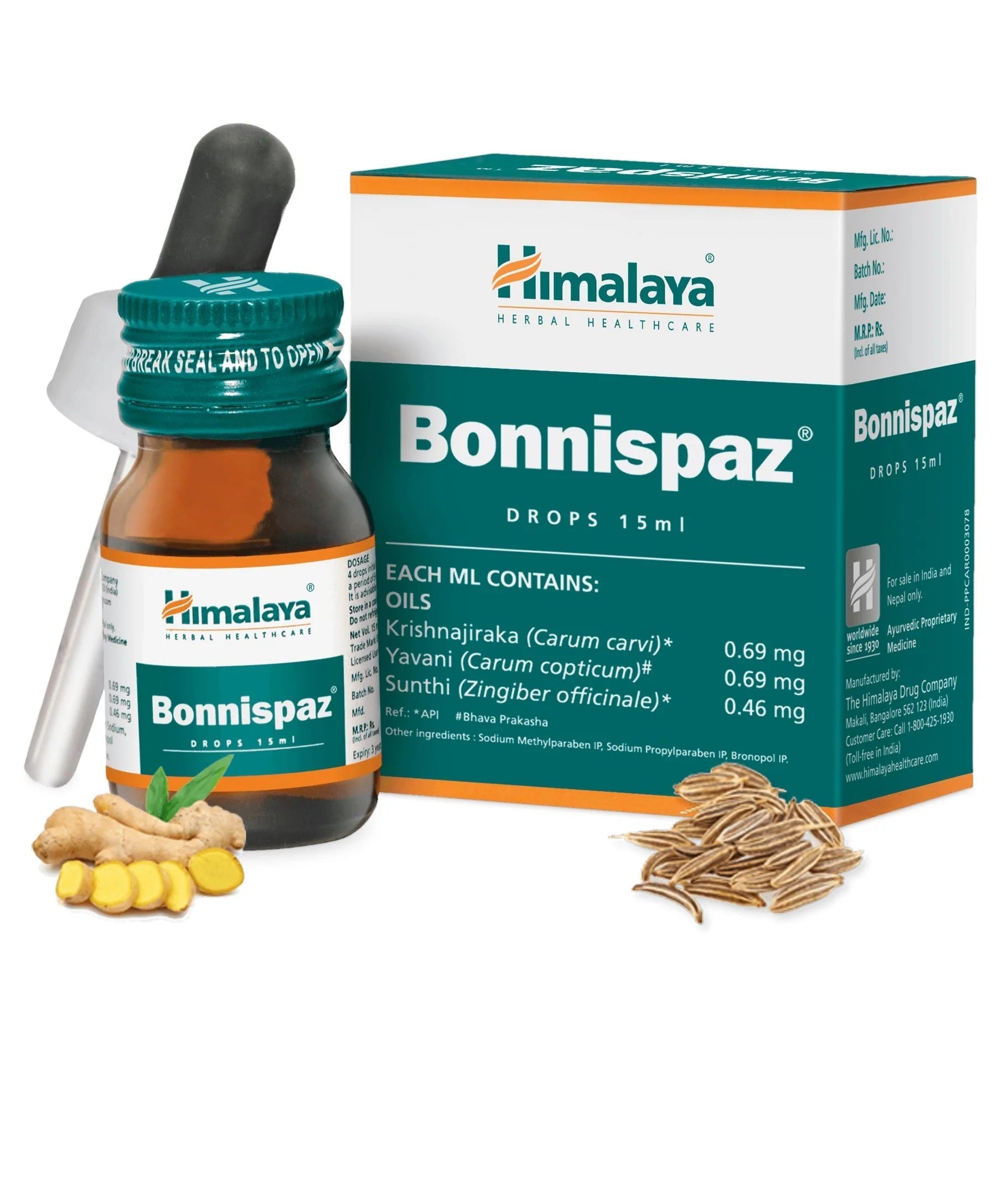 Himalaya Herbals Bonnispaz Drops (15 ml)