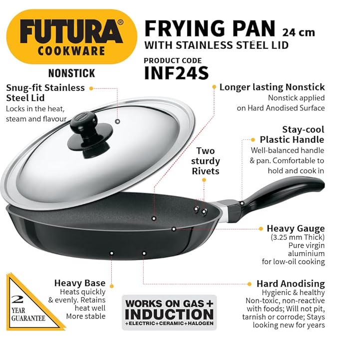 Hawkins Futura Non-stick Frying Pan 26 cm Diameter 1 L