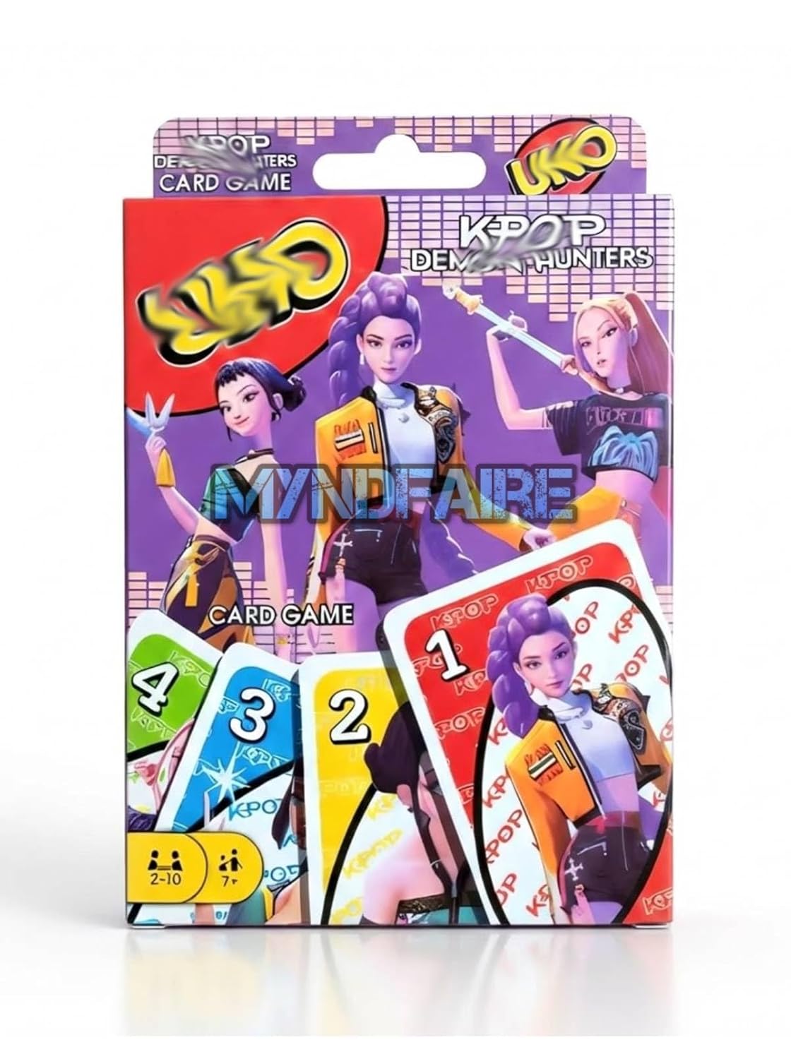 UNO K POP  Card Game  Play with Family and Friends and Ideal for Parties, Trave