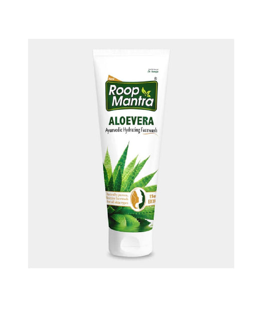 Roop Mantra Ayurvedic Aloe Vera Face Wash With Tulsi & Neem | 115 ml