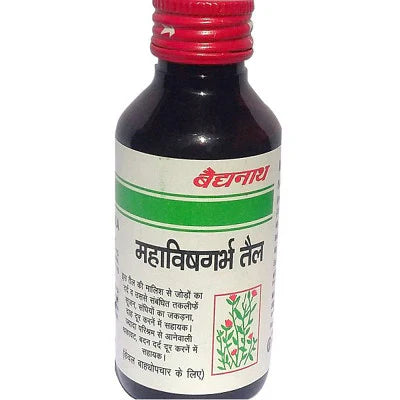 Baidyanath Maha Vishgarbha Tail – 100 ml for pain, stiffness, inflammation of joints, Arthritis, Backache