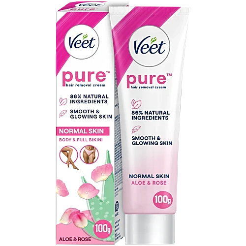 Veet Pure Hair Removal Cream - Normal Skin, For Women, 100 g