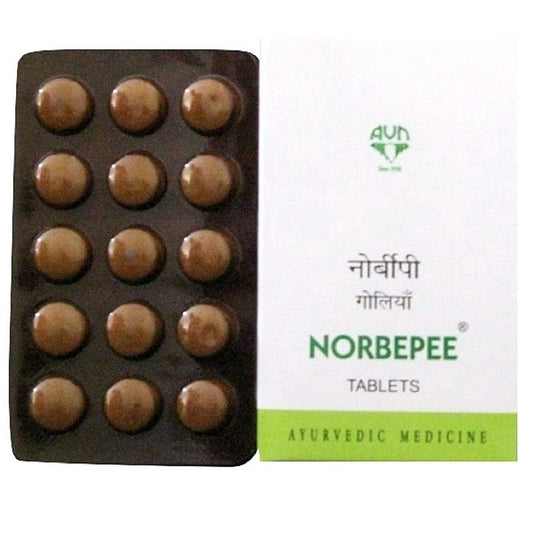 AVN Ayurveda Norbeepee Tablets 120 Tablets For High Blood Pressure, Anxiety