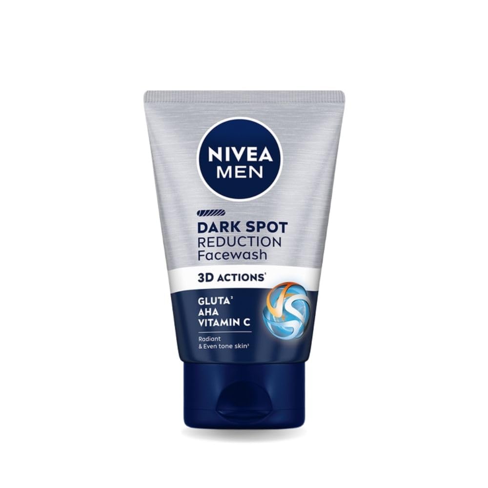 Nivea Dark Spot Reduction Men Face Wash - 100 gm