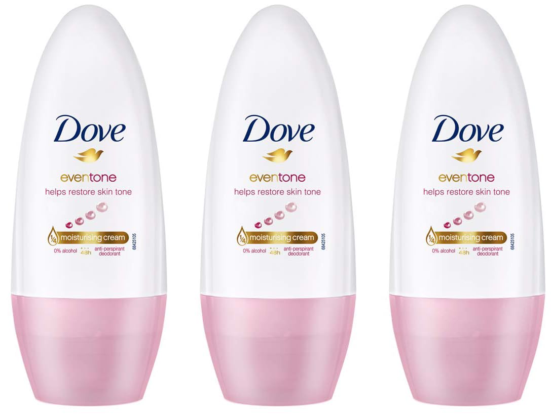 Dove Eventone Deodorant Roll On - 150 ml - Pack of 3
