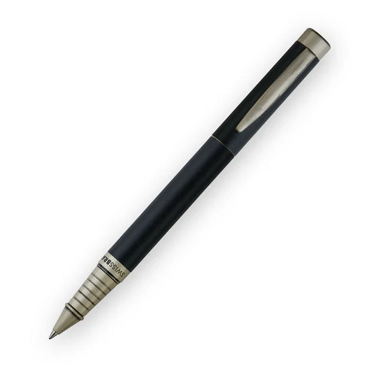 SWISSBRAND Zenith 2507 Matte black Rollerball Pen with chrome trim