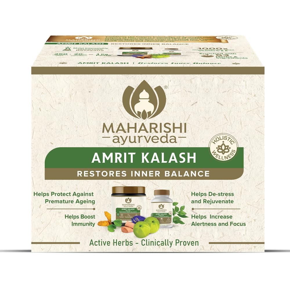 Maharishi Ayurveda Amrit Kalash | 600g Nectar + 60 Tablets