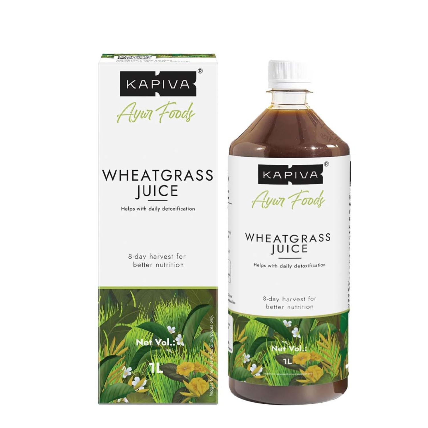Kapiva Ayurveda Wheatgrass Juice - 1L