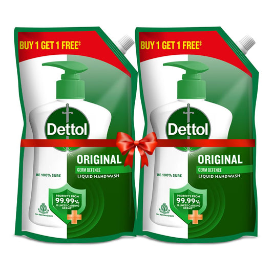 Dettol Liquid Handwash Refill - Original Hand Wash- 675ml, (Buy 1 Get 1 Free)