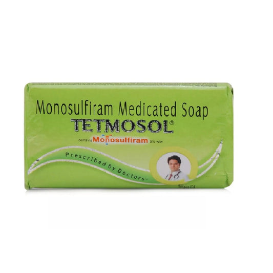 Tetmosol Medicated Soap with 5% Monosulfiram for Skin Infections | 100 gm