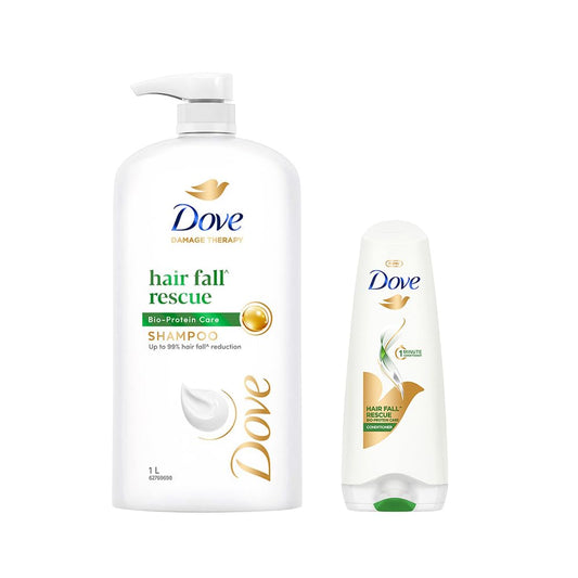 Dove Hair Fall Rescue Shampoo & Conditioner - Combo - 1L + 175ml