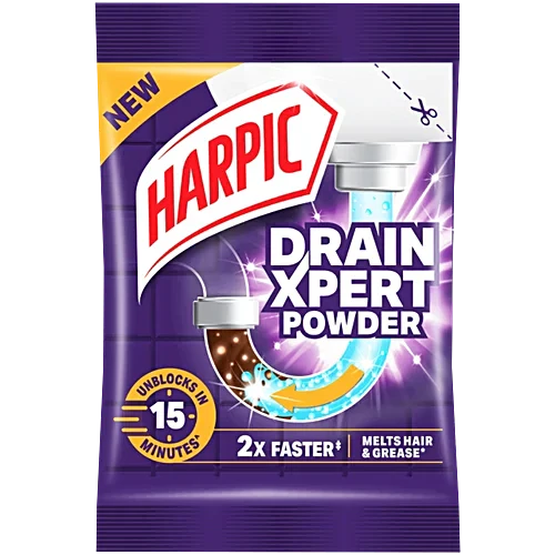 Harpic Drain Xpert Cleaning Powder, 45 g