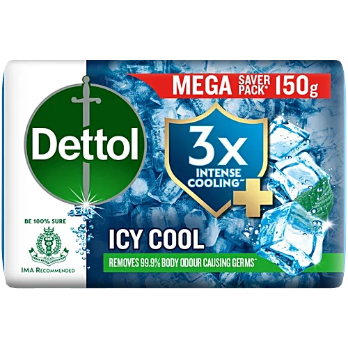 Dettol Icy Cool Soap, 150 g