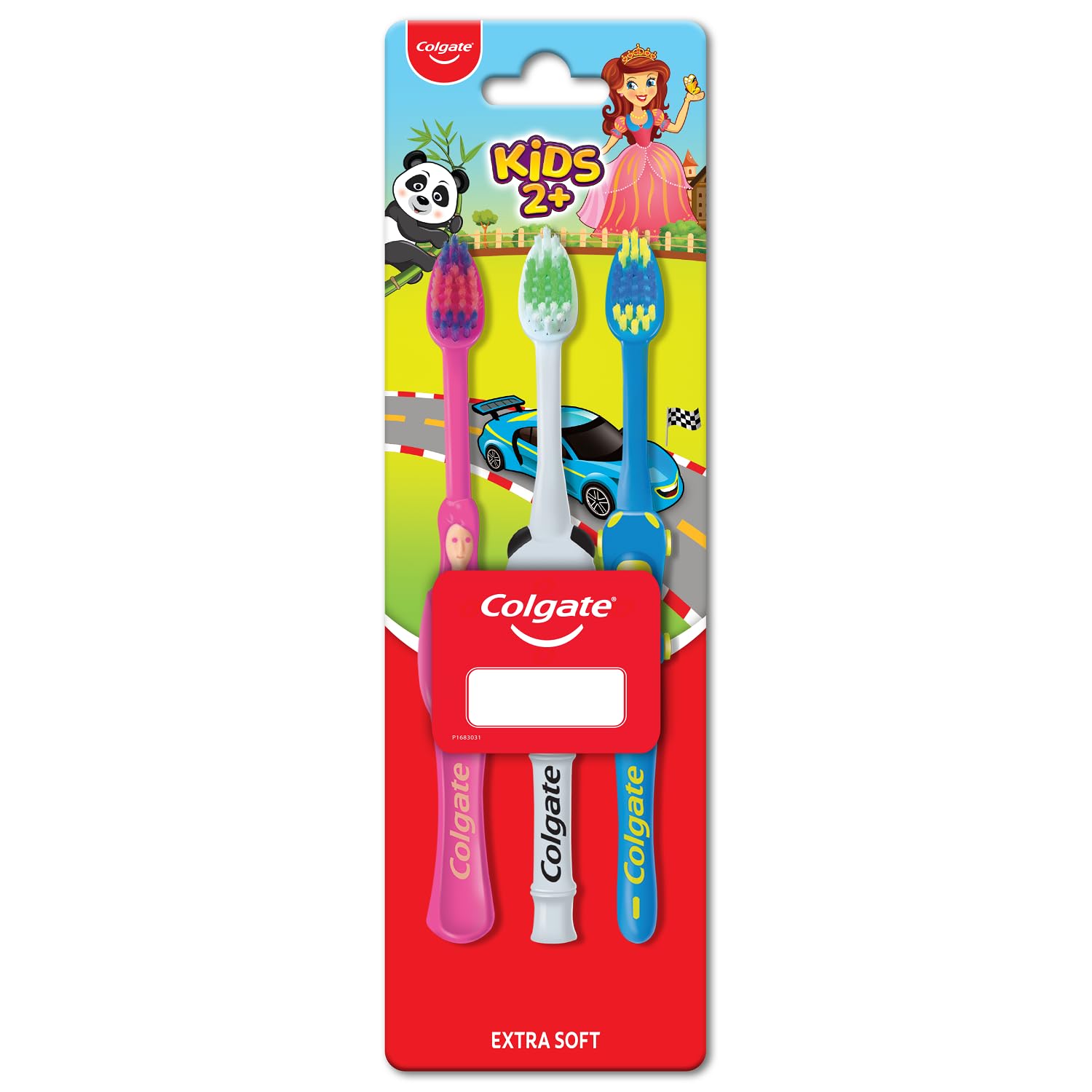 Colgate Toothbrush for Kids 2+ years, 3Pcs | Multicolor