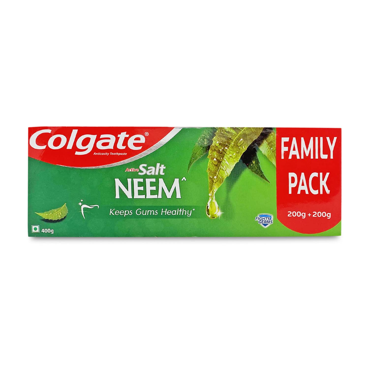 Colgate Active Salt Neem Toothpaste 400G