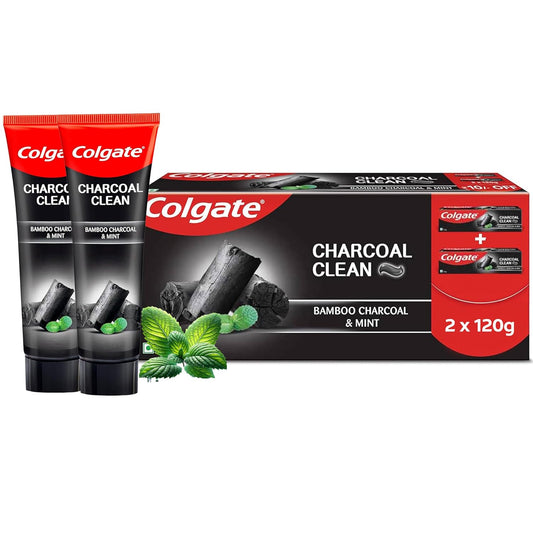 Colgate Charcoal Clean Black Gel Toothpaste (240gm)