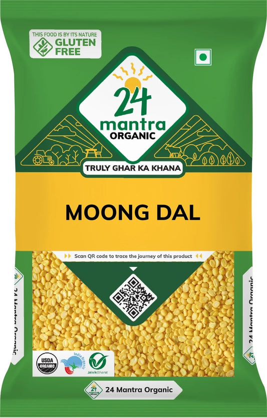 24 Mantra Organic Moong Dal - 500 gm