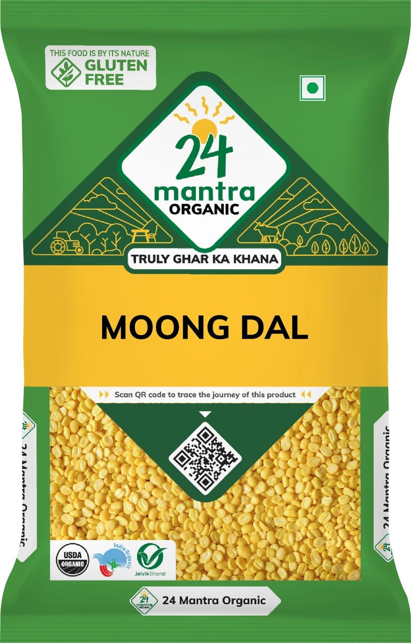 24 Mantra Organic Moong Dal - 500 gm