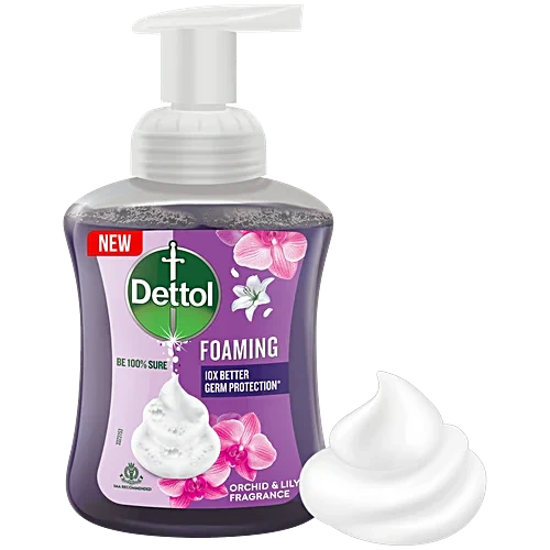 Dettol Orchid & Lily Fragrance Foaming Handwash, 250 ml