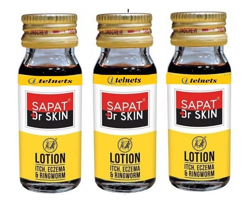 Ayurvedic Sapat Lotion 12ml x 3 For acne, warts and calluses, whiteheads, blackheads