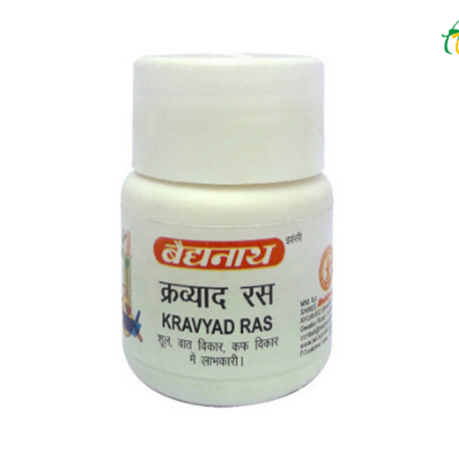Baidyanath Herbal Kravyad Ras For Spleen Disorders ascitie indigestion 20(tab)