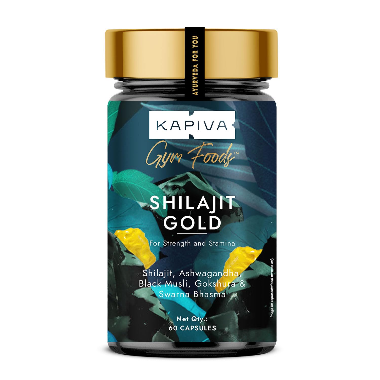Kapiva Ayurveda Him Foods Sj Gold Capsules - 60 caps