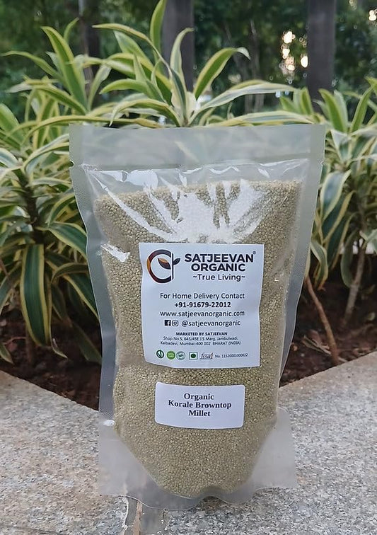 Satjeevan Organic Korale Browntop Millet - 500 gm