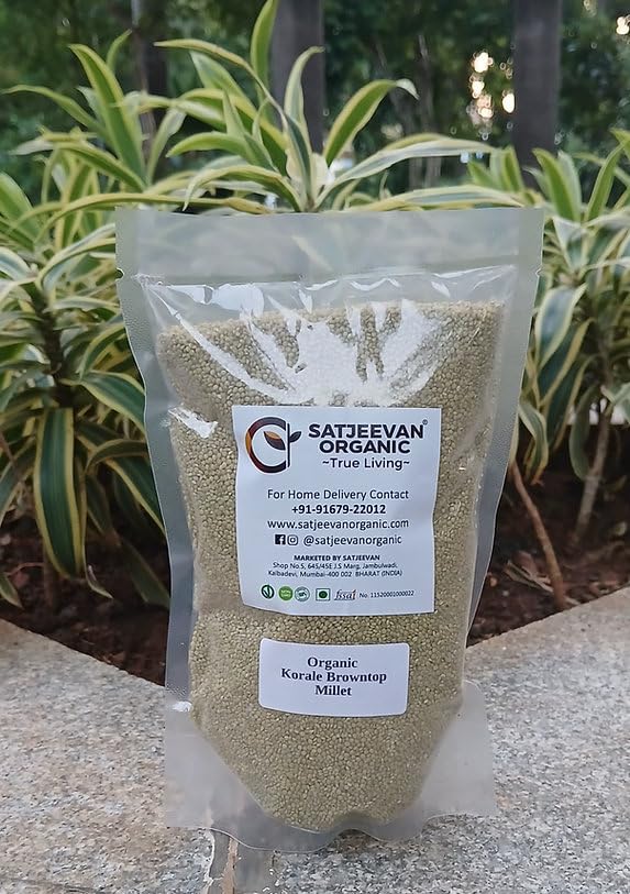 Satjeevan Organic Korale Browntop Millet - 500 gm