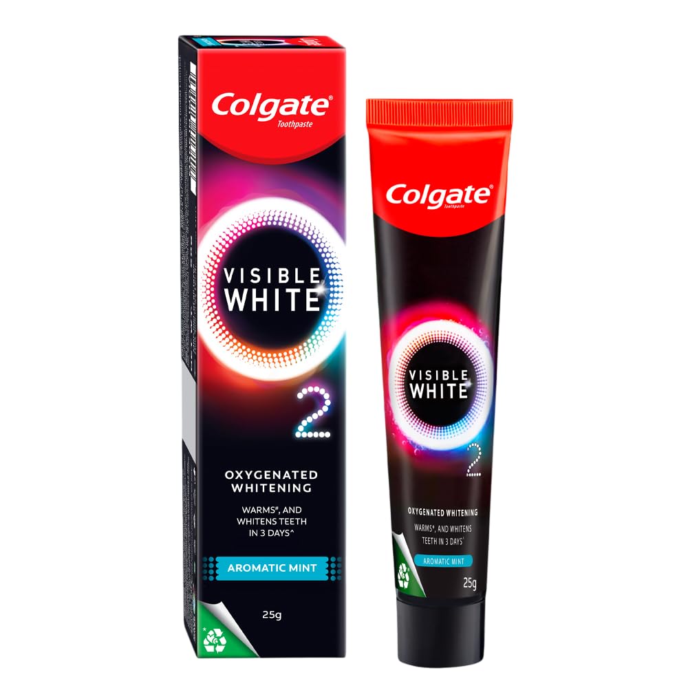 Colgate Visible White O2, Teeth Whitening Toothpaste (25g)