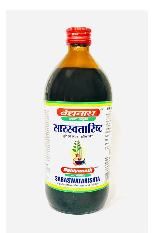Baidyanath Jhansi Saraswatarishta Syrup - 450 ml