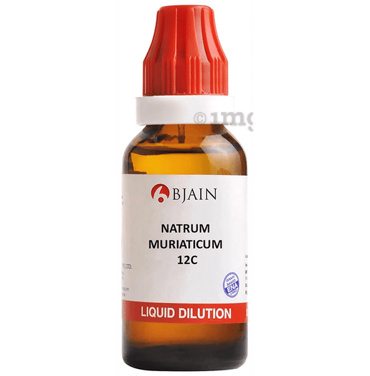 Bjain Homeopathy Natrum Muriaticum Dilution - 12 CH - 30 ml - Pack of 1