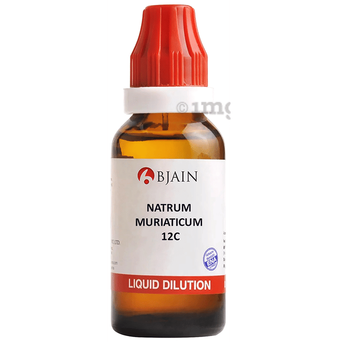 Bjain Homeopathy Natrum Muriaticum Dilution - 12 CH - 30 ml - Pack of 1