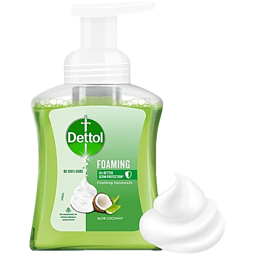 Dettol Aloe Coconut Foaming Handwash, 250 ml