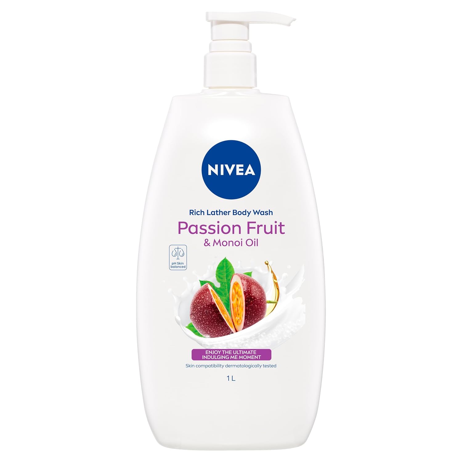 Nivea Passion Fruit & Monoi Oil Shower Gel - 1 L