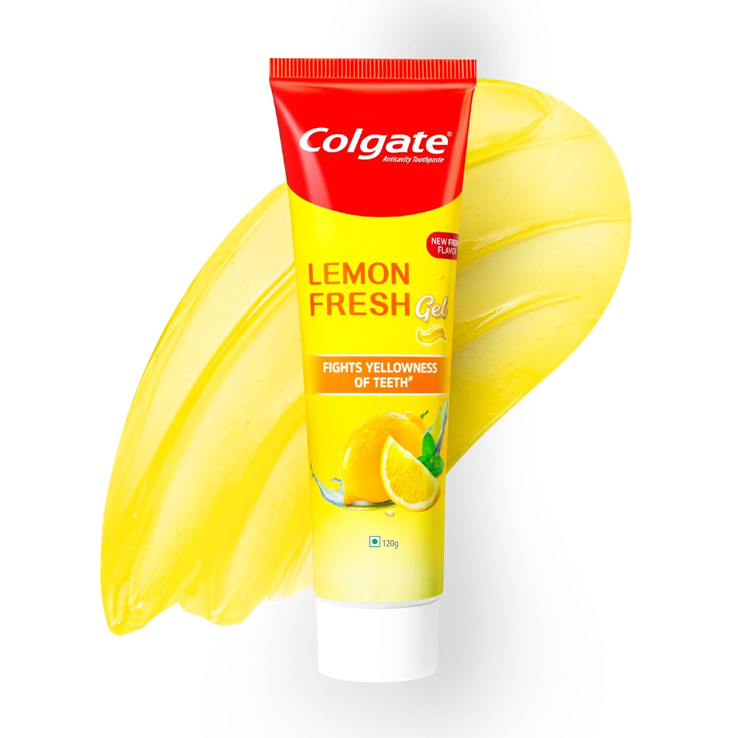 Colgate Lemon Fresh Gel Toothpaste | Tooth Paste Fights Yellowness of Teeth 120gm