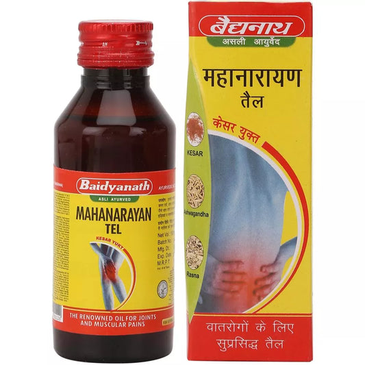 Baidyanath Mahanarayan Tail 100ml for deafness, Toothache, Paralysis, Fever