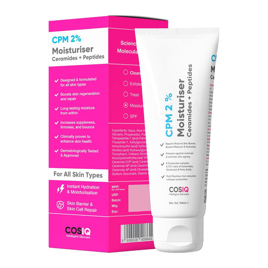 Cos-IQ CPM 2% Ceramides & Peptides Moisturizer - 100 ml