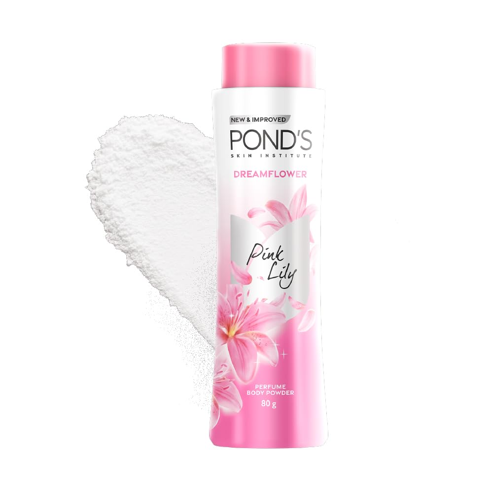 Ponds Dreamflower Fragrant Talc Powder, Pink Lilly - 100gm