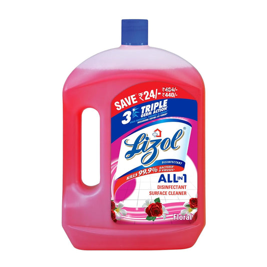 Lizol Disinfectant Surface & Floor Cleaner Liquid, Floral - 2 Litre