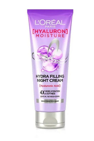 LOreal Paris Hyaluron Moisture Hydra Filling Night Cream Hair - 180 ml