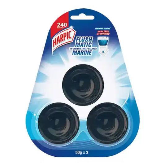 Harpic Flushmatic Marine Toilet Cleaner 50gm (pack of 3)