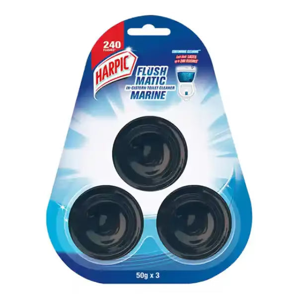 Harpic Flushmatic Marine Toilet Cleaner 50gm (pack of 3)
