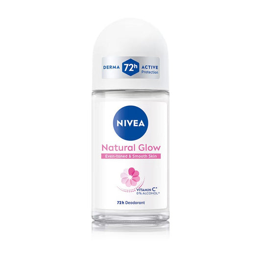 Nivea Natural Glow Smooth Skin Deodorant Roll On For Women - 50 ml