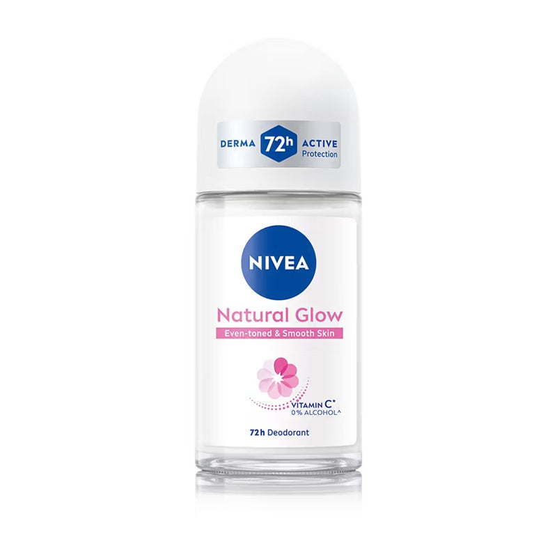 Nivea Natural Glow Smooth Skin Deodorant Roll On For Women - 50 ml