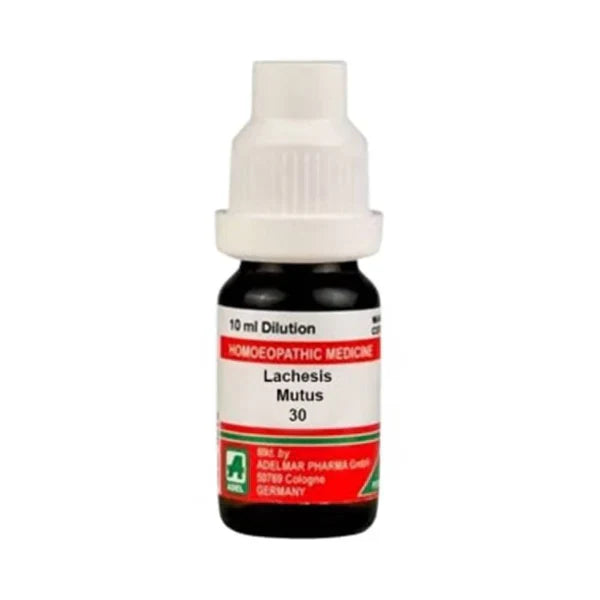 Adel Homeopathy Lachesis Mutus Dilution - 30 CH - 10 ml