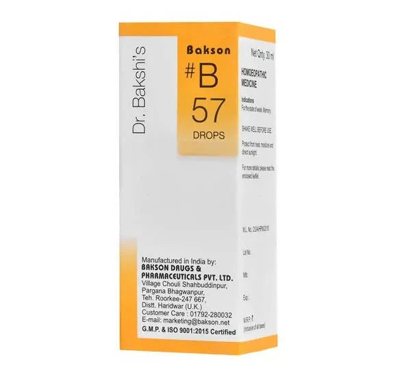 Bakson's Homeopathy B57 Drops - 30 ml