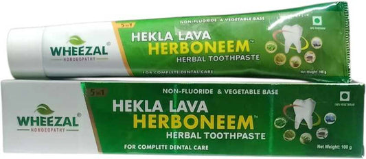 Wheezal Hekla Lava Herboneem Herbal Toothpaste - 100 gm